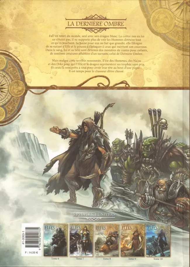 Verso de l'album Elfes Tome 8 La Dernière Ombre
