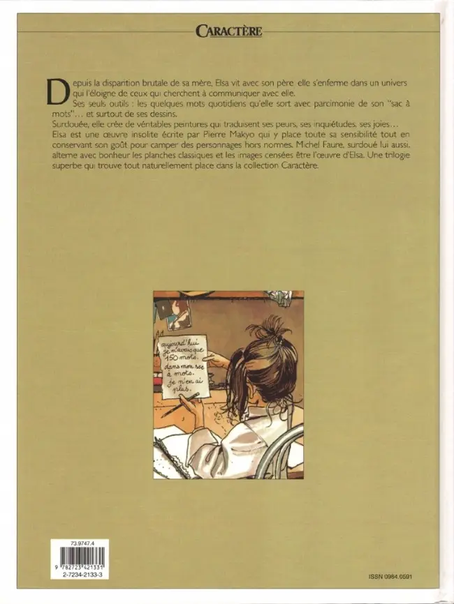 Verso de l'album Elsa Tome 1
