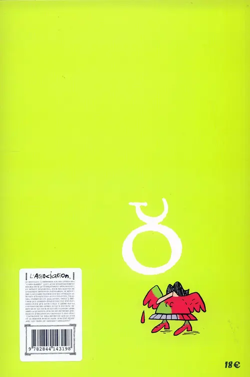 Verso de l'album Engelmann L'ange déchu