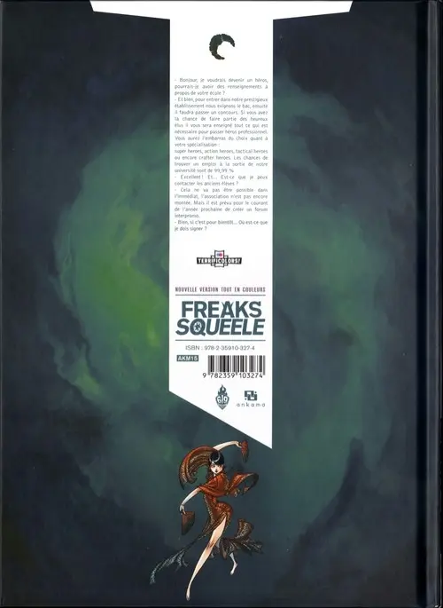 Verso de l'album Freaks' Squeele Version couleurs Tome 4 Les chevaliers qui ne font plus