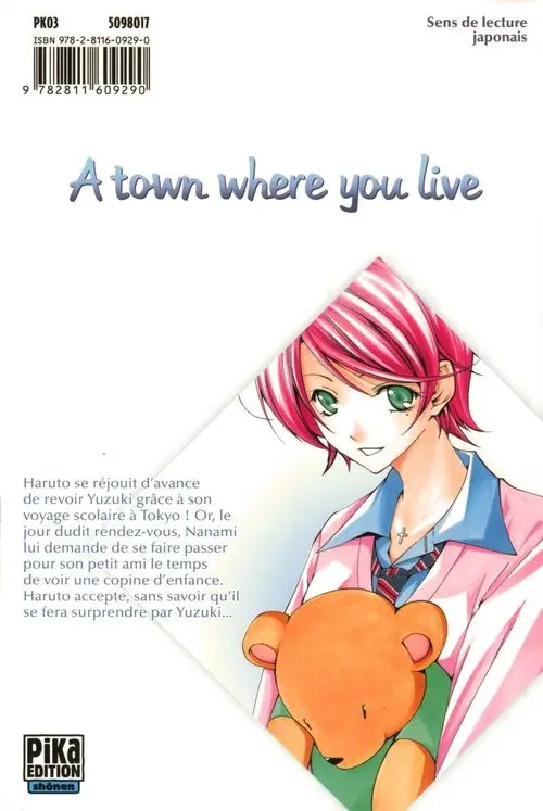 Verso de l'album A town where you live 8