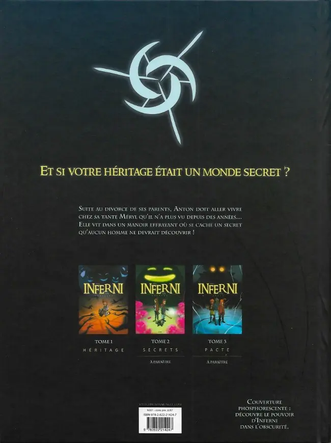 Verso de l'album Inferni Tome 1 Héritage