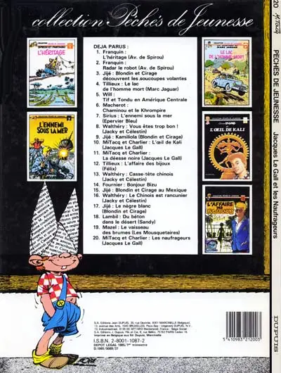 Verso de l'album Jacques Le Gall Tome 3 Les naufrageurs