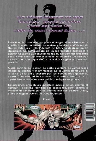 Verso de l'album James Bond 007 - La Dent du serpent Tome III
