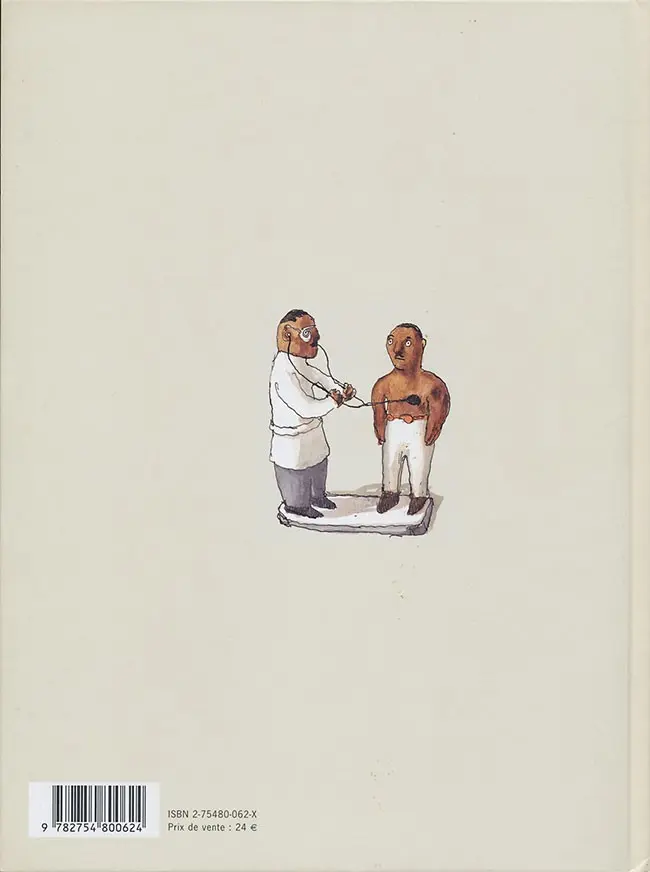 Verso de l'album Journal d'un fantôme