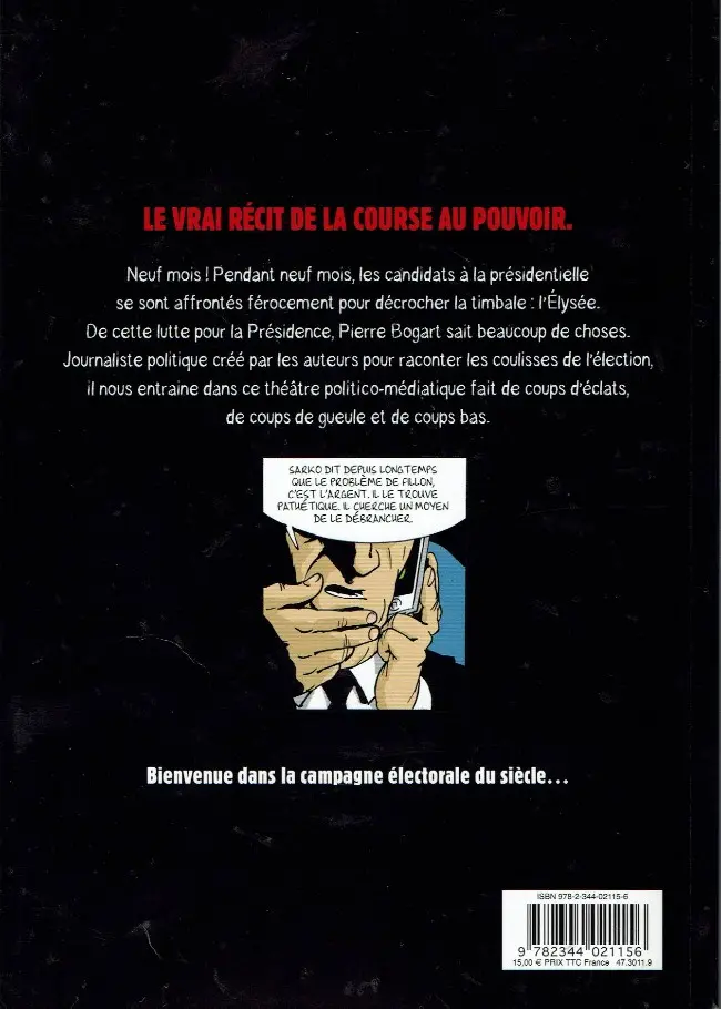 Verso de l'album Le Journal du off Le journal du Off - Dans les coulisses d'une campagne présidentielle folle
