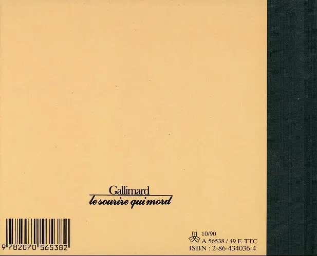 Verso de l'album Quel genre de bisous ?