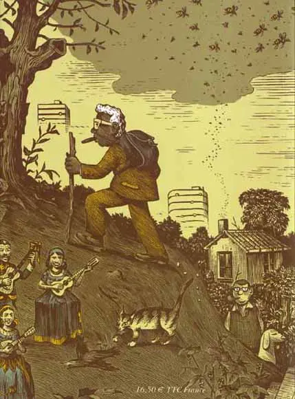 Verso de l'album Les larmes d'Ezéchiel