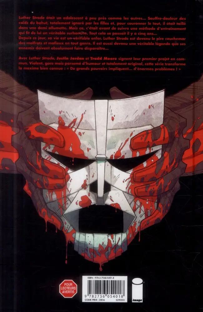 Verso de l'album Luther Strode Tome 2 La Légende