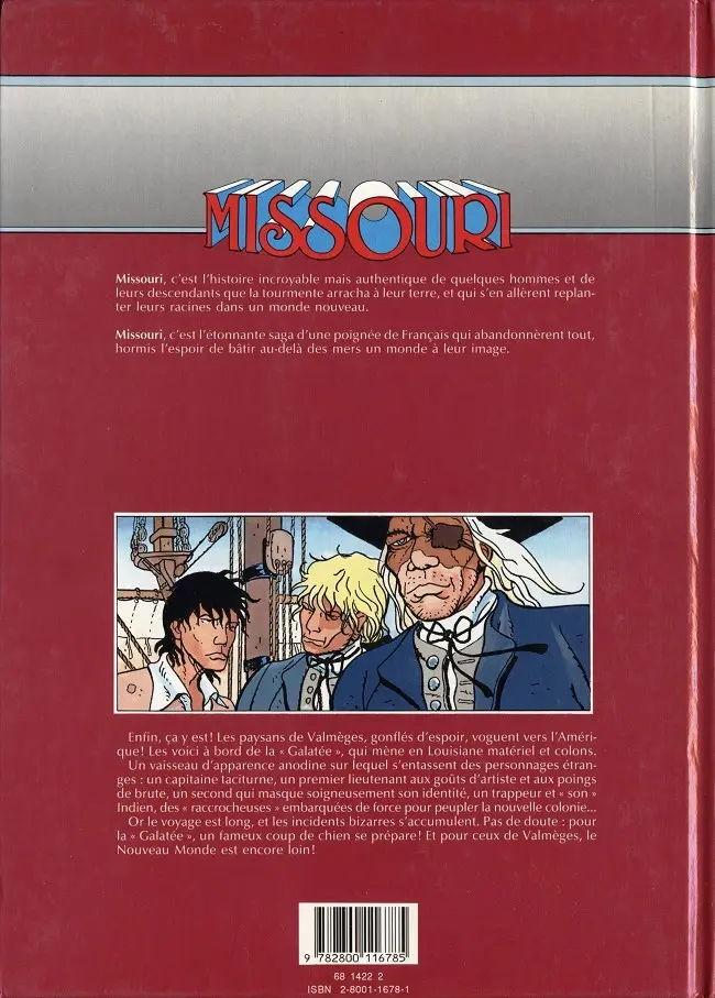 Verso de l'album Missouri Tome 2 Coup de chien