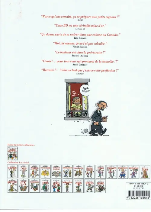 Verso de l'album Nous te souhaitons Tome 2 Nous te souhaitons une bonne retraite !