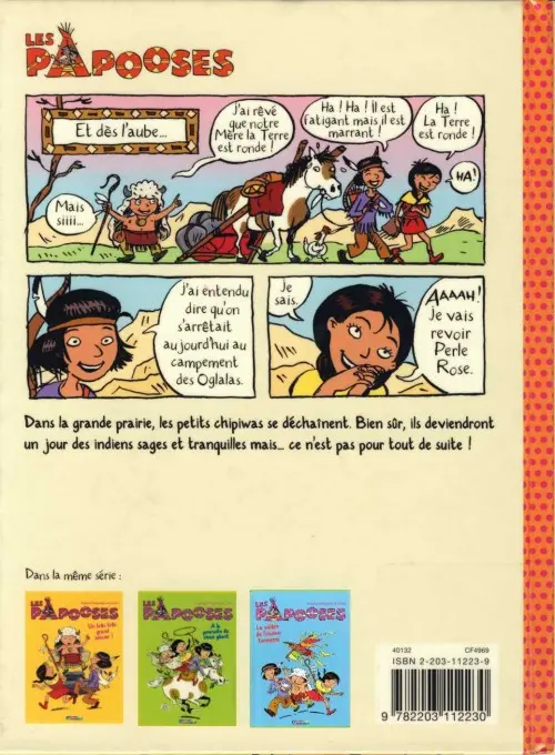 Verso de l'album Les papooses Tome 4 Un amour de squaw