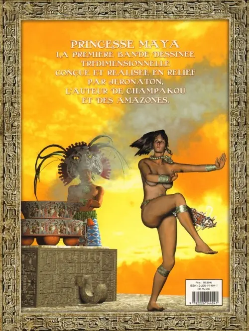 Verso de l'album Princesse Maya