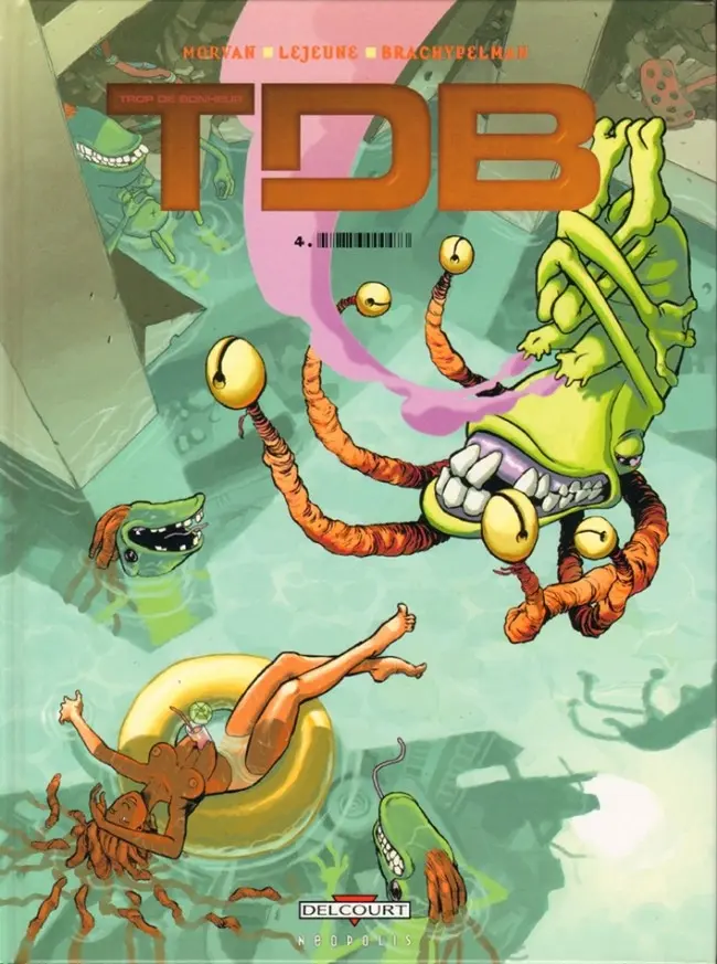 Couverture de l'album Trop de bonheur Tome 4 Code barre