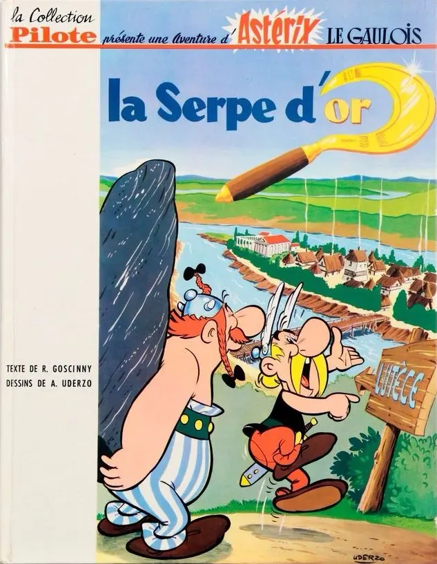 Couverture de l'album Astérix Tome 2 La serpe d'or