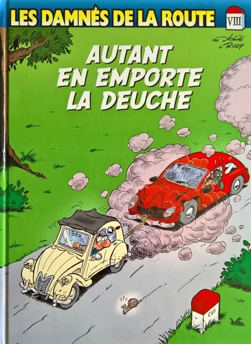 Couverture de l'album Les damnés de la route Tome 8 Autant en emporte la deuche