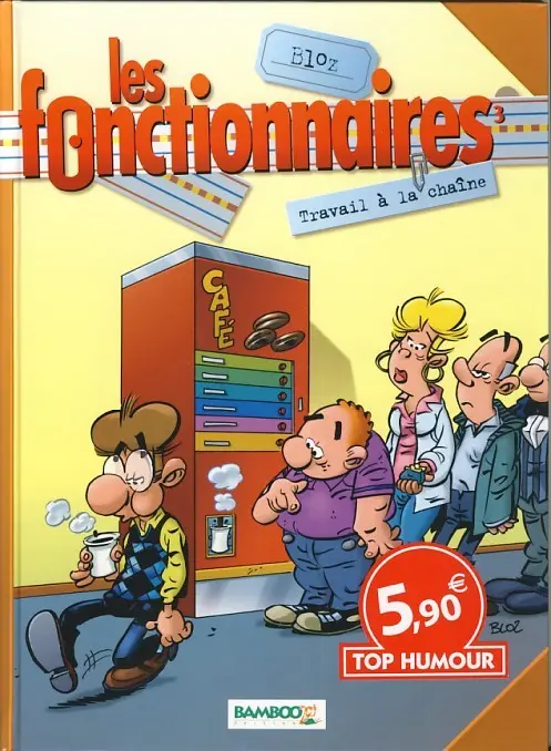 Couverture de l'album Les Fonctionnaires Tome 3 Travail à la chaîne