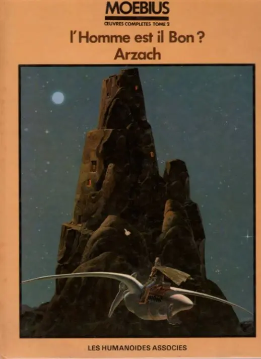 Couverture de l'album Moebius œuvres complètes Tome 2 L'Homme est il Bon ? Arzach
