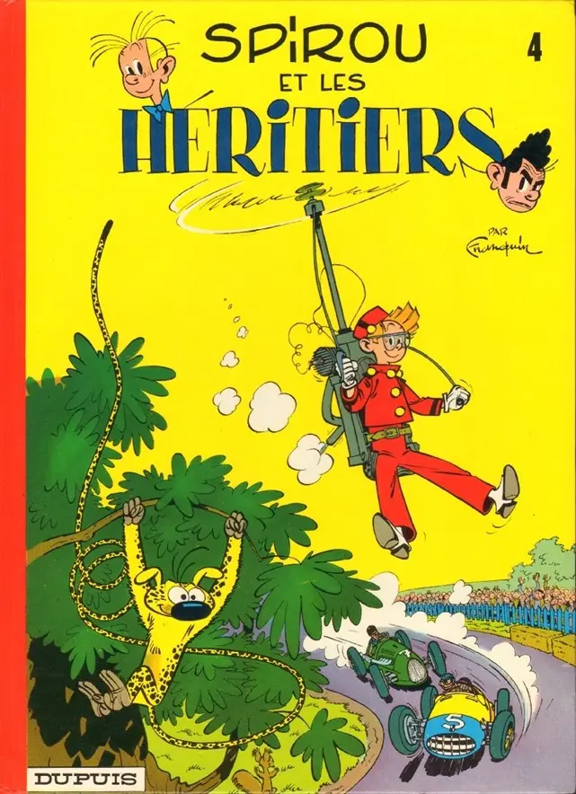 Couverture de l'album Spirou et Fantasio Tome 4 Spirou et les héritiers