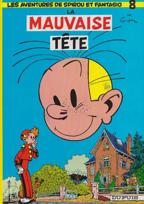Couverture de l'album Spirou et Fantasio Tome 8 La mauvaise tête