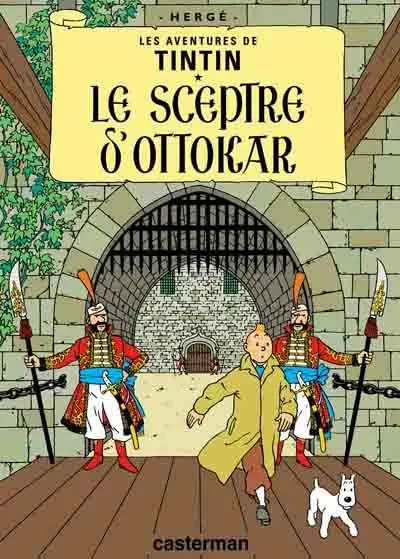 Couverture de l'album Tintin Tome 8 Le sceptre d'Ottokar