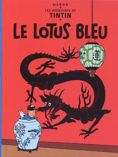 Couverture de l'album Tintin Tome 5 Le Lotus Bleu