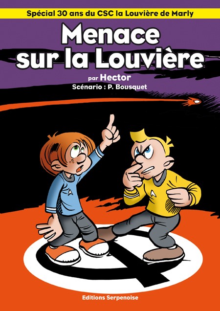 Couverture de l'album Les aventures d'Oscar et Mauricette Menace sur la Louvière