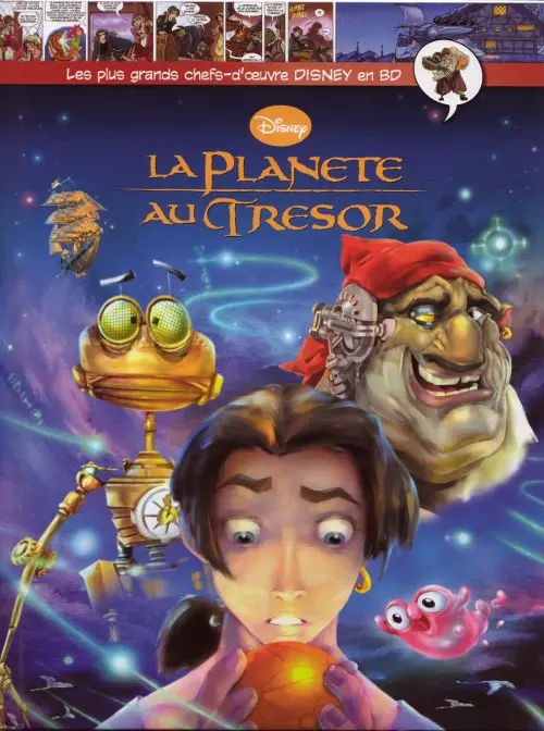 Couverture de l'album Les plus grands chefs-d'œuvre Disney en BD Tome 49 La planète au trésor