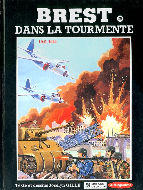 Couverture de l'album Brest dans la tourmente Tome 2 1941-1944