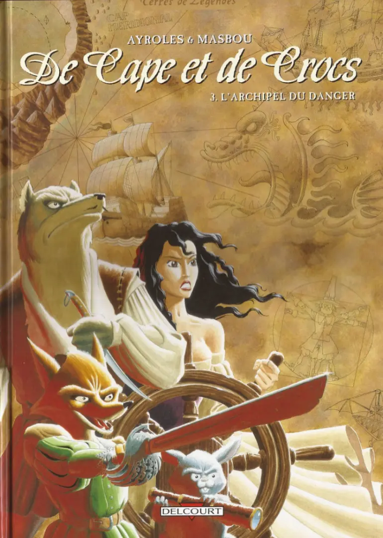 Couverture de l'album De Cape et de Crocs Tome 3 L'Archipel du danger