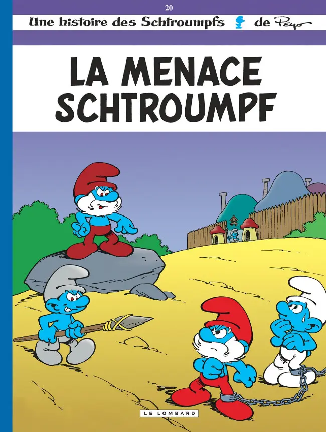 Couverture de l'album Les Schtroumpfs Tome 20 La menace Schtroumpf