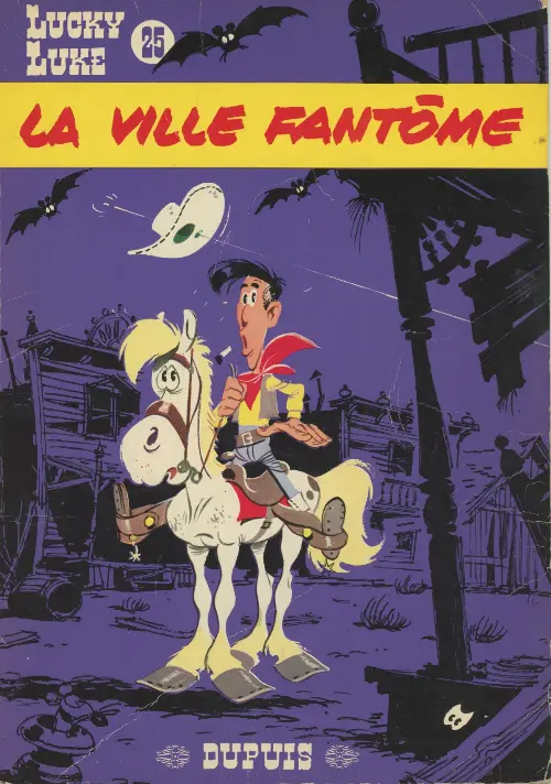 Couverture de l'album Lucky Luke Tome 25 La ville fantôme