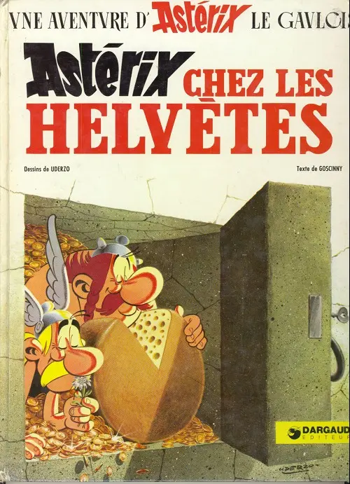Couverture de l'album Astérix Tome 16 Astérix chez les helvètes
