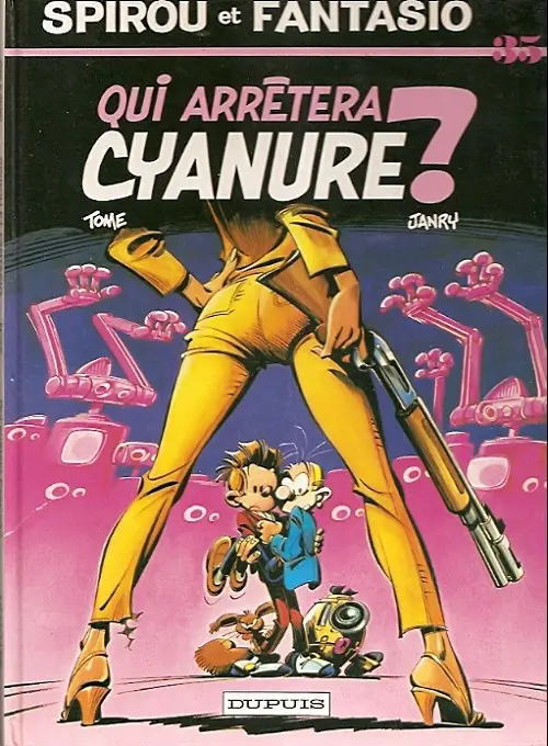 Couverture de l'album Spirou et Fantasio Tome 35 Qui arrêtera Cyanure ?