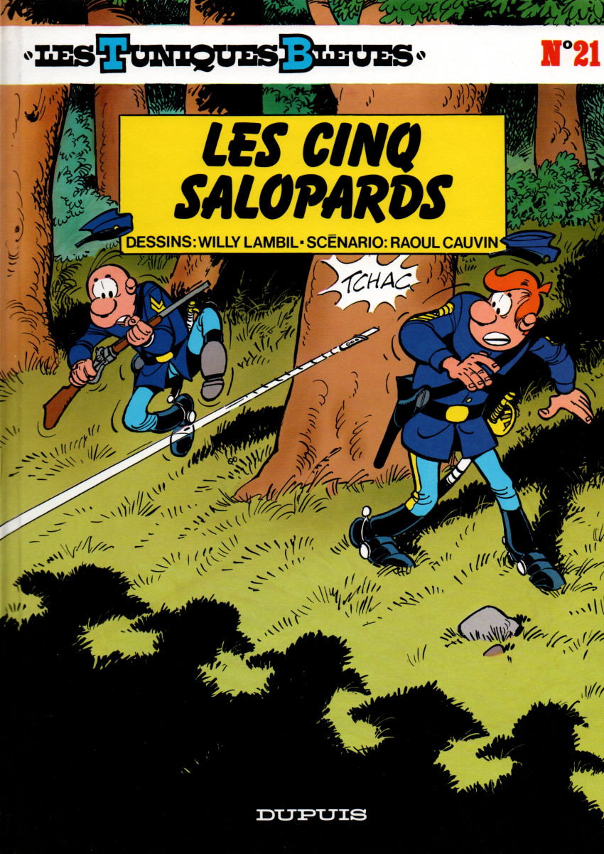 Couverture de l'album Les Tuniques Bleues Tome 21 Les cinq salopards