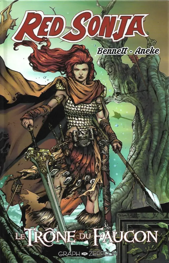 Couverture de l'album Red Sonja : Le Trône du Faucon