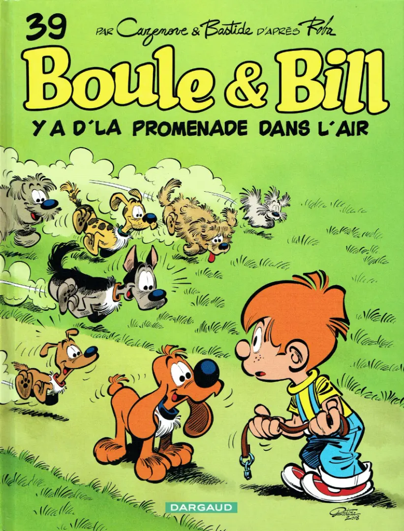 Couverture de l'album Boule & Bill Tome 39 Y a d'la promenade dans l'air