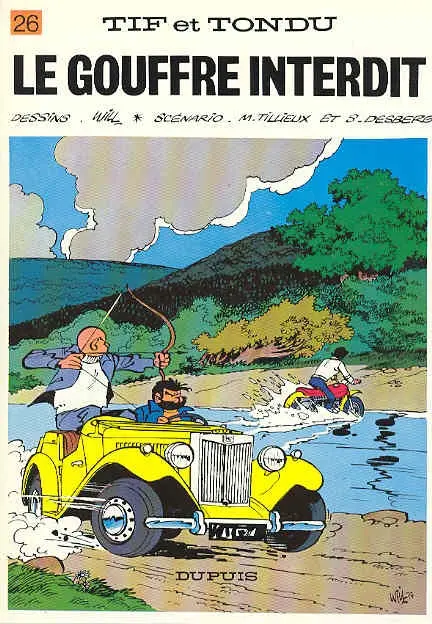 Couverture de l'album Tif et Tondu Tome 26 Le gouffre interdit