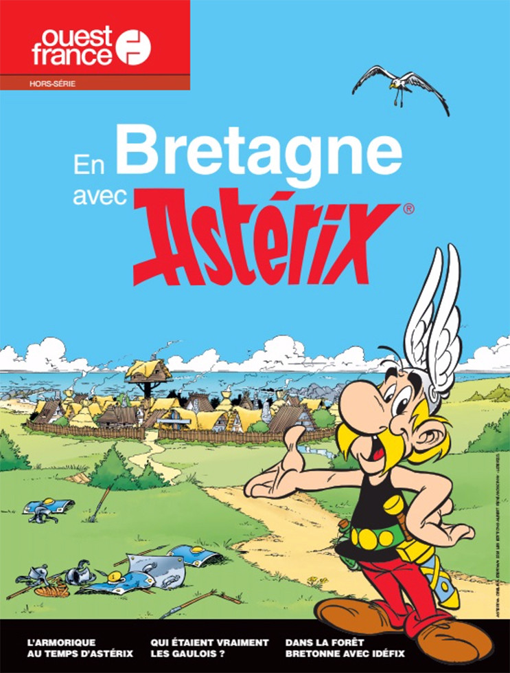 Couverture de l'album En Bretagne avec Astérix