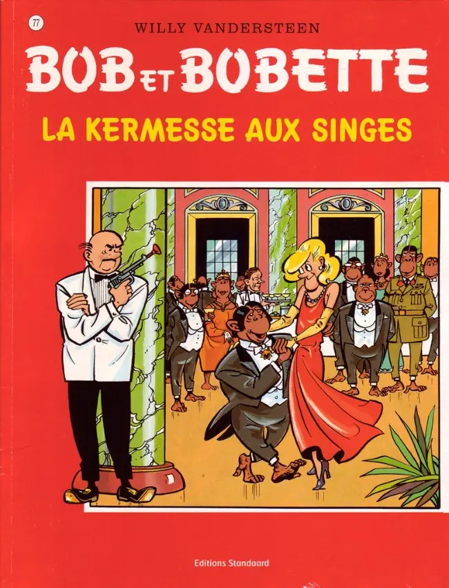 Couverture de l'album Bob et Bobette Tome 77 La kermesse aux singes