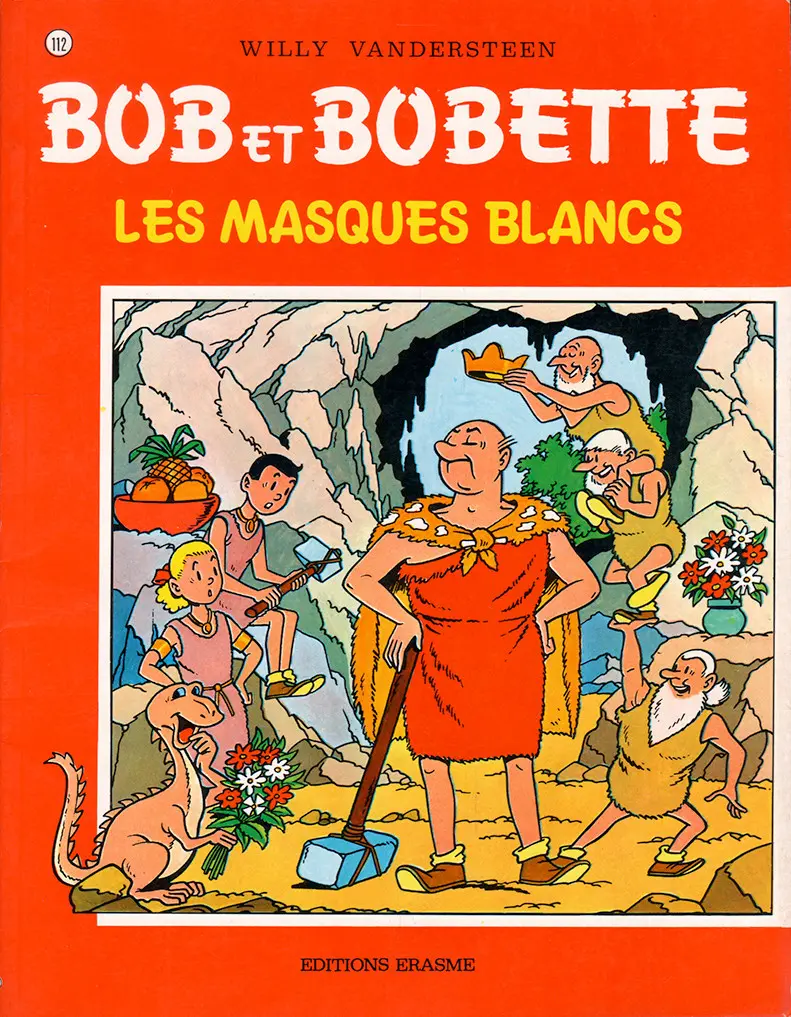 Couverture de l'album Bob et Bobette Tome 112 Les masques blancs