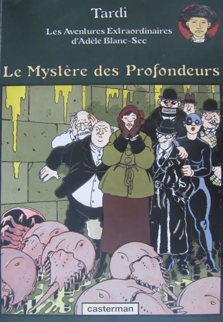 Couverture de l'album Les Aventures Extraordinaires d'Adèle Blanc-Sec Tome 8 Le mystère des profondeurs