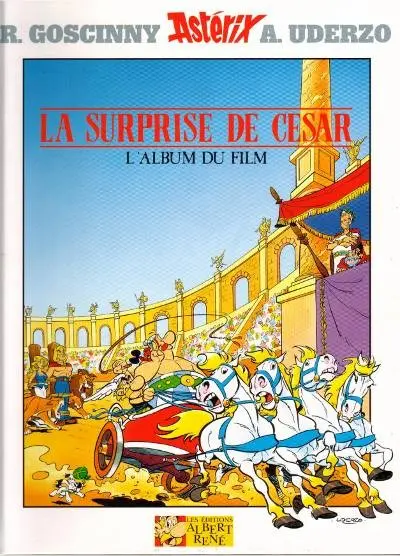 Couverture de l'album Astérix L'Album du film Astérix et la Surprise de César