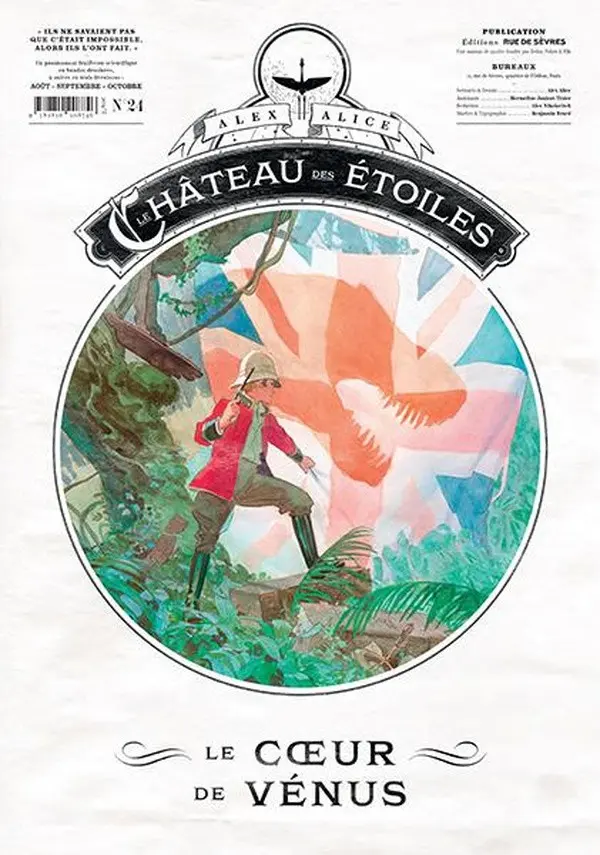 Couverture de l'album Le Château des étoiles Le Château des Etoiles - Gazette N° 24 Le cœur de Vénus