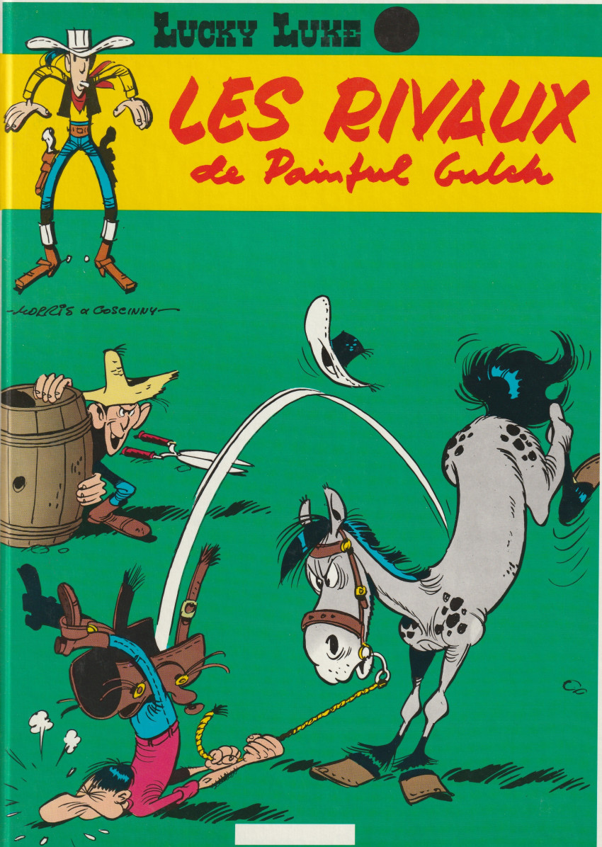 Couverture de l'album Lucky Luke Tome 19 Les Rivaux de Painful Gulch