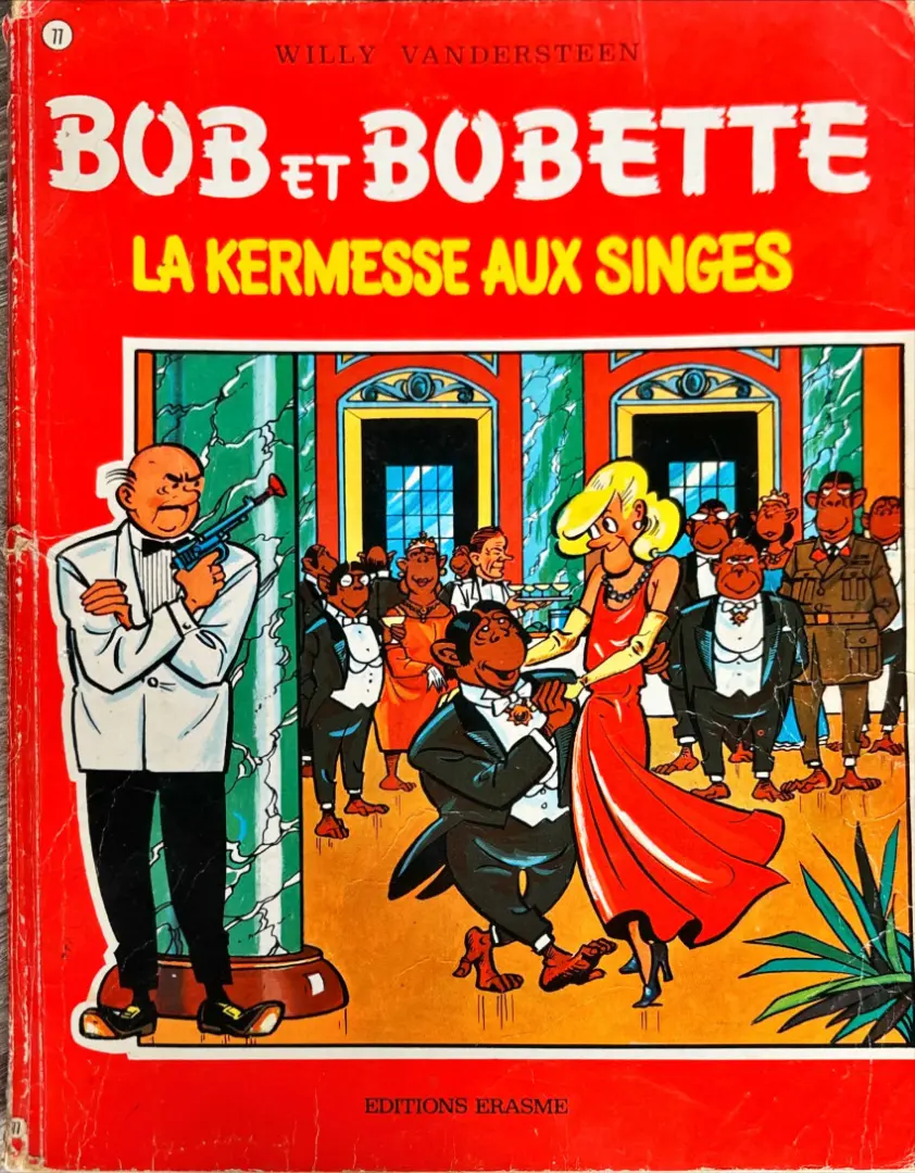 Couverture de l'album Bob et Bobette Tome 77 La kermesse aux singes