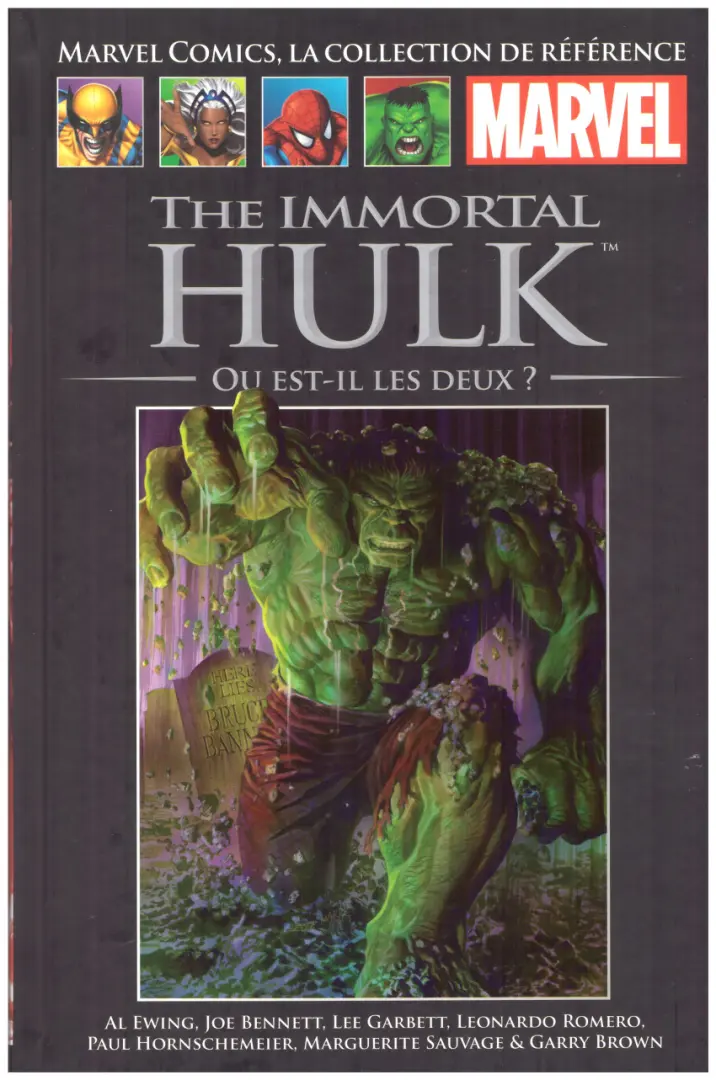 Couverture de l'album Marvel Comics - La collection de référence Tome 261 The Immortal Hulk - Ou est-il les deux ?