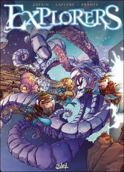 Couverture de l'album Explorers Tome 3 20 000 lieues sous les mers