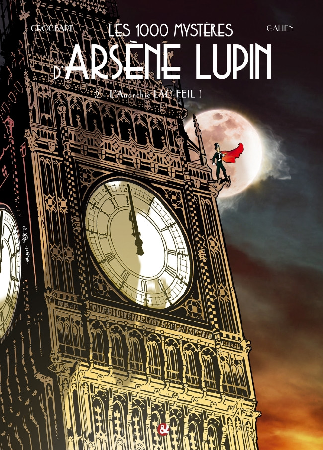 Couverture de l'album Les 1000 mystères d'Arsène Lupin Tome 2 L'anarchie Lao Feïl