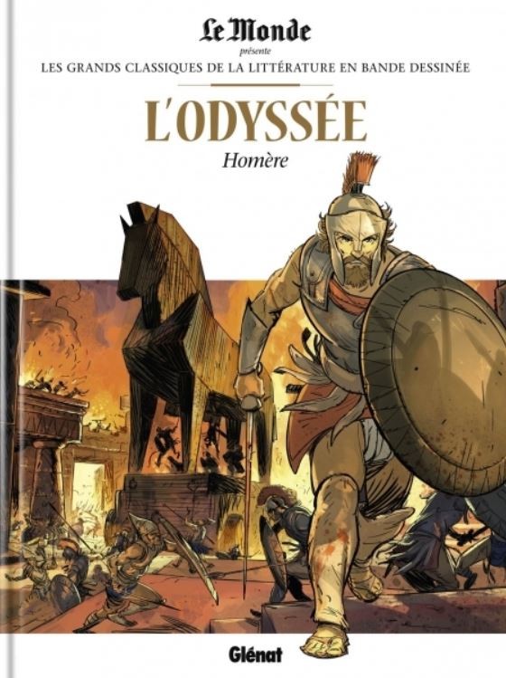 Couverture de l'album Les Grands Classiques de la littérature en bande dessinée Tome 10 L'Odyssée